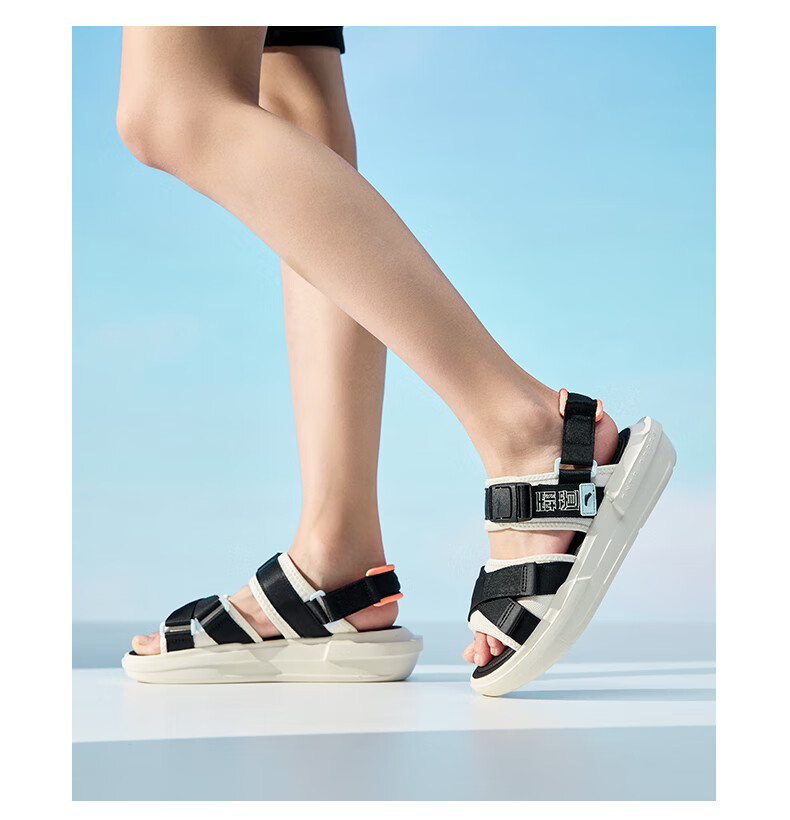 霸道凉鞋安踏运动凉鞋女鞋2022夏季新款沙滩凉拖外穿厚底休闲鞋