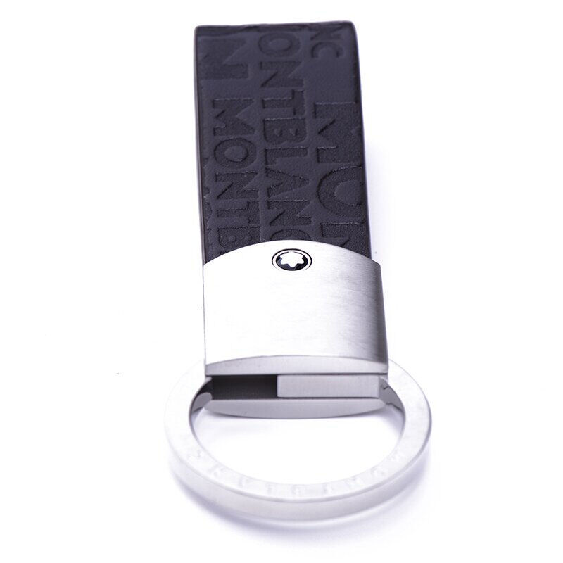 【保价618】montblanc万宝龙钥匙扣棕色牛皮钥匙扣112694