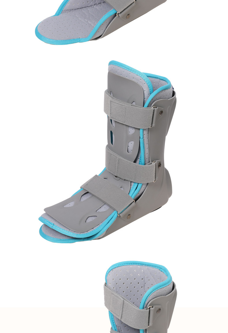 罗脉新款可调短款足托带卡盘踝足固定支具小腿脚腕扭伤固定支具可调款