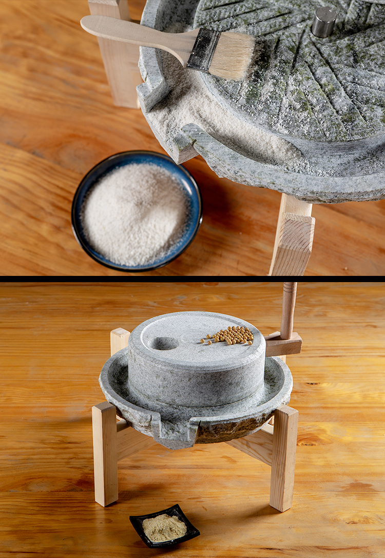 壹骁迷你石磨子小石磨家用磨盘老石磨青石石磨家用磨盘手工石磨家用