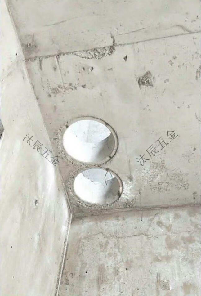 预留洞套管一次性预埋套筒建筑排水管预埋黑桶塑料预埋桶预埋件 普通