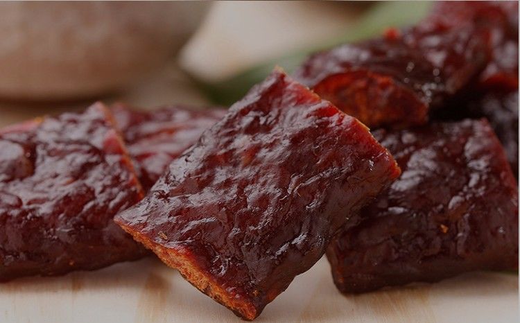 母亲牛肉干 母亲牛生烤肉粒牛肉干牛肉丁138克 休闲零食 韩式烧烤味20