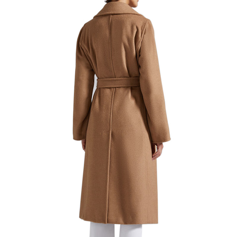 maxmara/麦丝玛拉 22年秋冬新款 manuela系列 女士驼色骆驼毛浴袍大衣