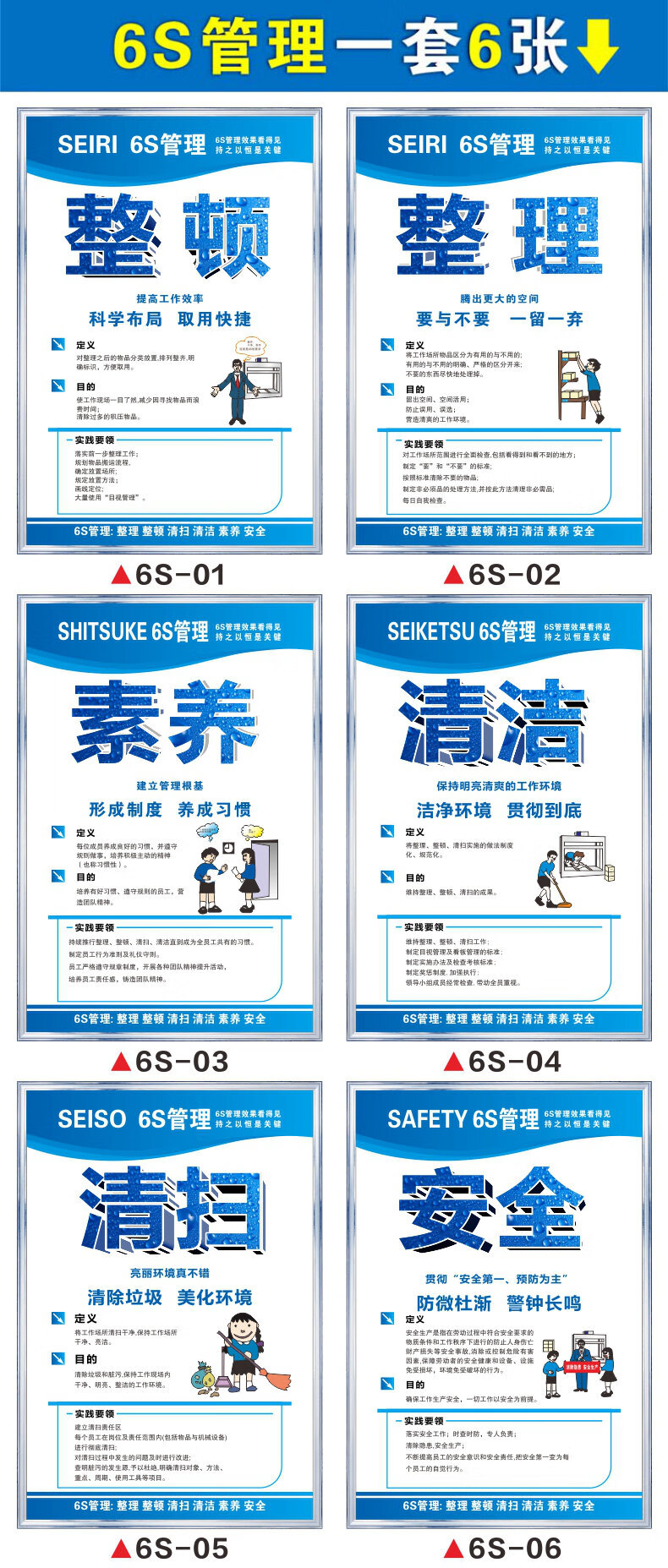 4d厨房管理制度条例学校企业酒店餐饮食堂餐厅墙贴纸食品安全卫生检查