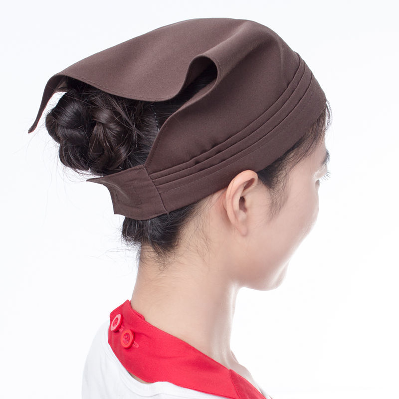 xpmr新品餐厅服务员带的头巾女厨房包头帽做饭防油烟饭店餐饮服务员售