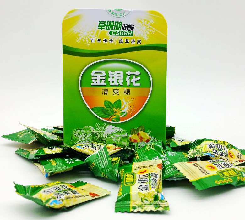 含片润喉糖6盒装清爽糖喉咙干痒痛清凉戒烟糖果金嗓子蜜炼枇杷味1盒