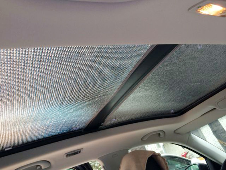 适用于大众途观l遮阳挡全景天窗途昂汽车窗帘防晒隔热专用遮光板帘前