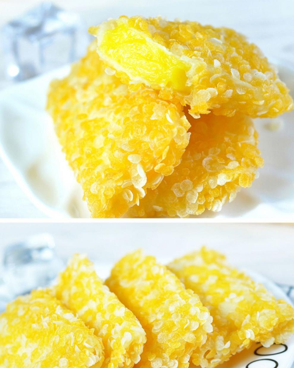 阿诺雪花香芒酥芒果派糕点油炸小吃半成品香酥点心下午茶甜品小吃香芒