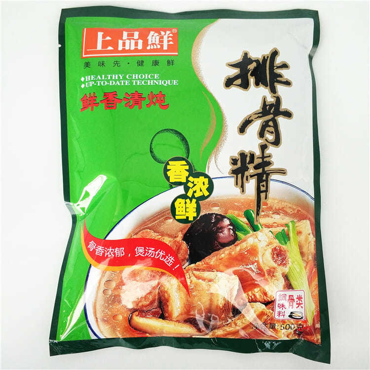 上品鲜排骨精500克装清炖调味料提香增鲜煲汤面条炒菜火锅db0465袋500