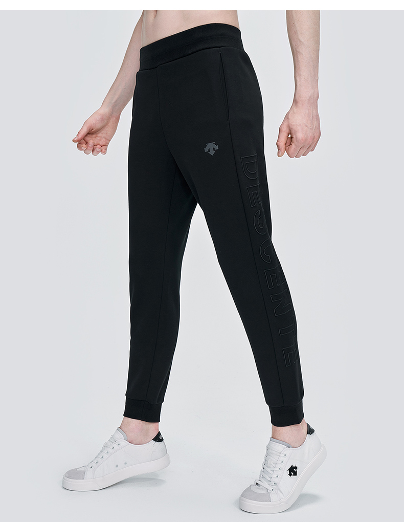 descente迪桑特element男子针织运动长裤d1431ikp76黑色bk3xl19096a