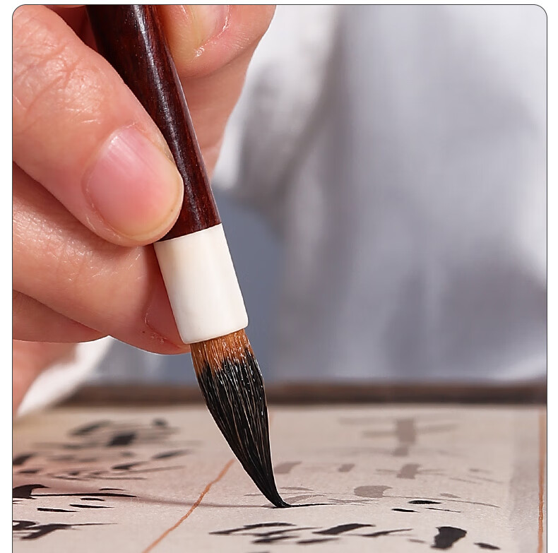 磐璐胧北尾纯狼毫毛笔大中小楷初学者级书法笔成人练习写字国画珍纯狼