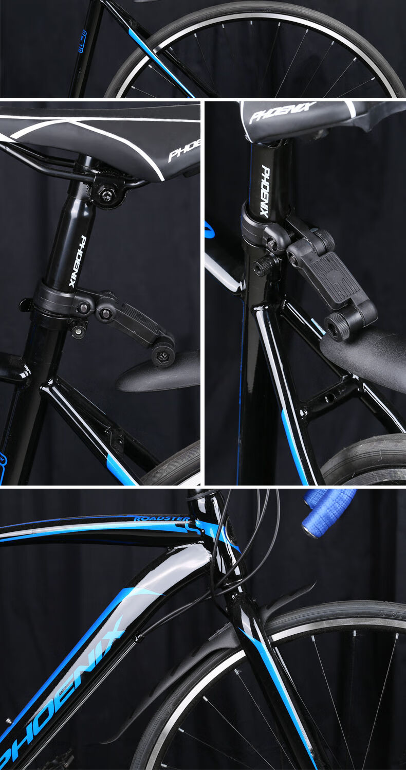 自行车挡泥板公路车挡泥板赛车泥板700c挡泥板跑车死飞车瓦盖子 黑色