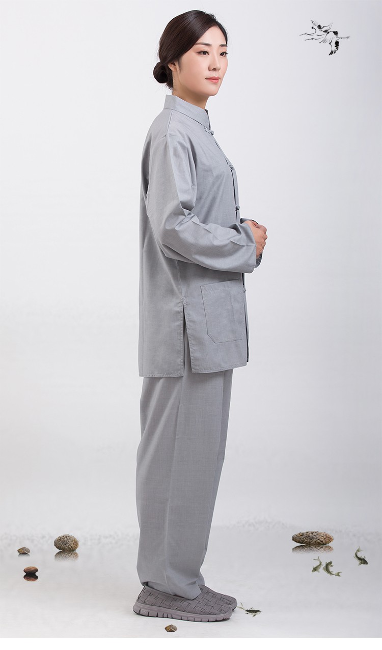 居士服女佛教衣服外套海青僧服女居士禅修服居士服拜佛打坐服男套装