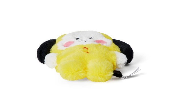 新品韩国bts防弹少年团bt21纱袋毛绒公仔可爱baby玩偶20cm tata【图片