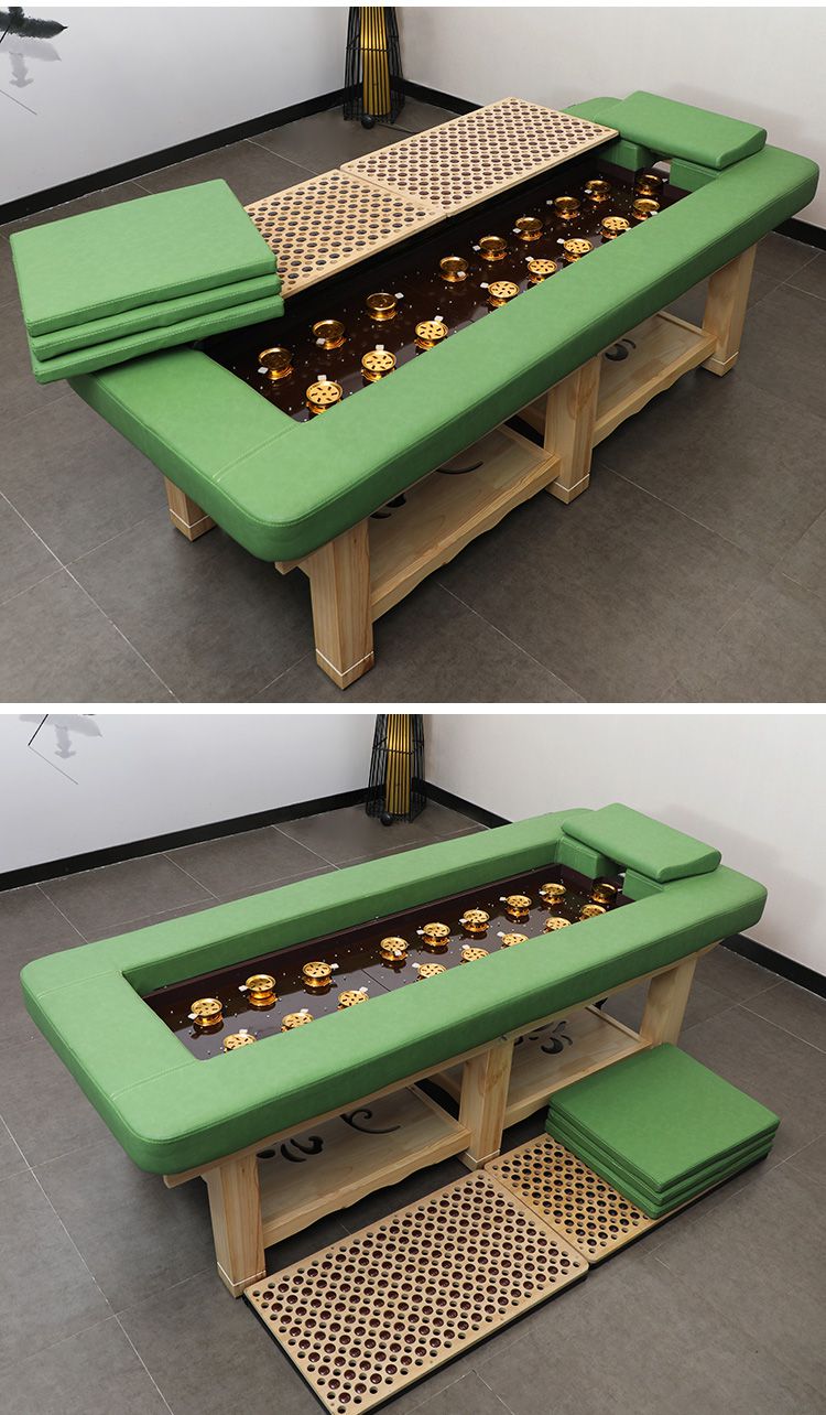 捷陆龙艾灸床家用烟美容院专用中药熏蒸床汗蒸养生全身灸全自动实木