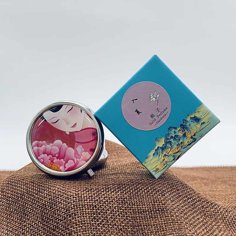 古风鹅梨帐中香香膏手工古方固体桂花香膏男女士留香随身淡香 薰衣草