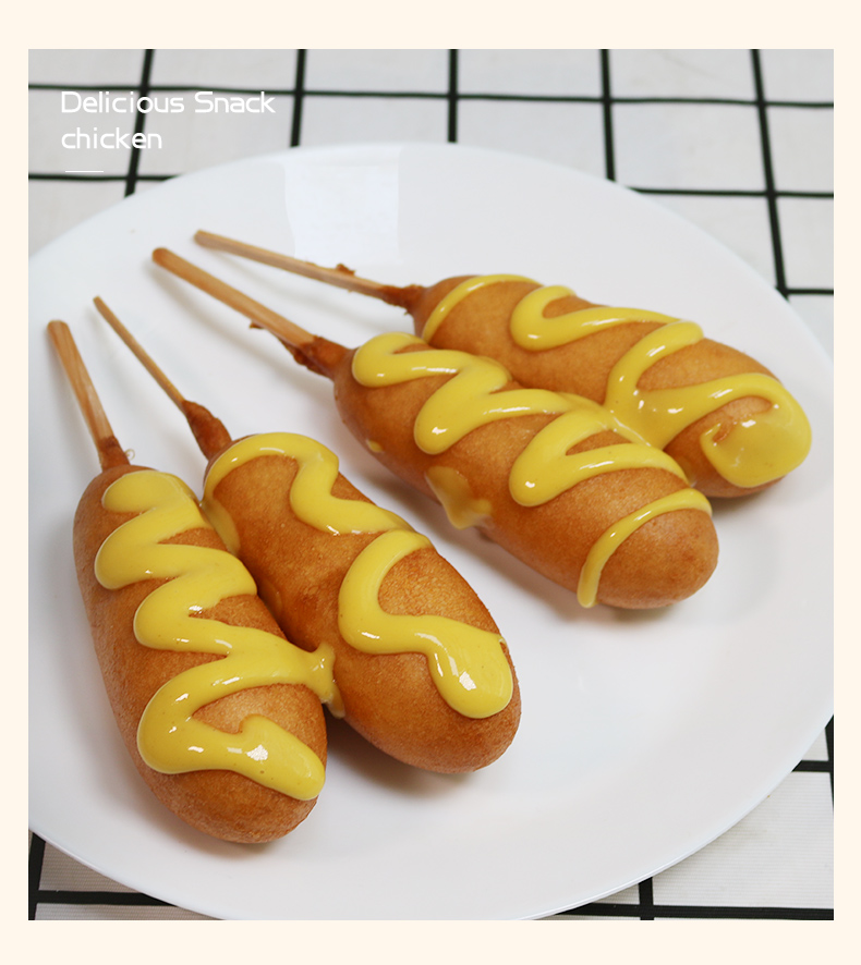 cp正大黄金热狗棒640g韩国街头油炸小吃儿童脆皮香肠美味冷冻食品黄金