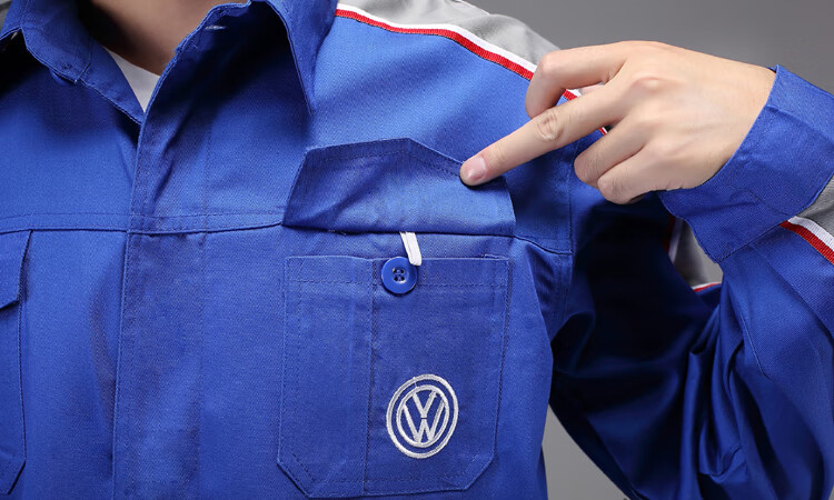 玉橙上汽大众工作服男汽车4s店售后工装汽修车间维修秋长套装夏季薄款