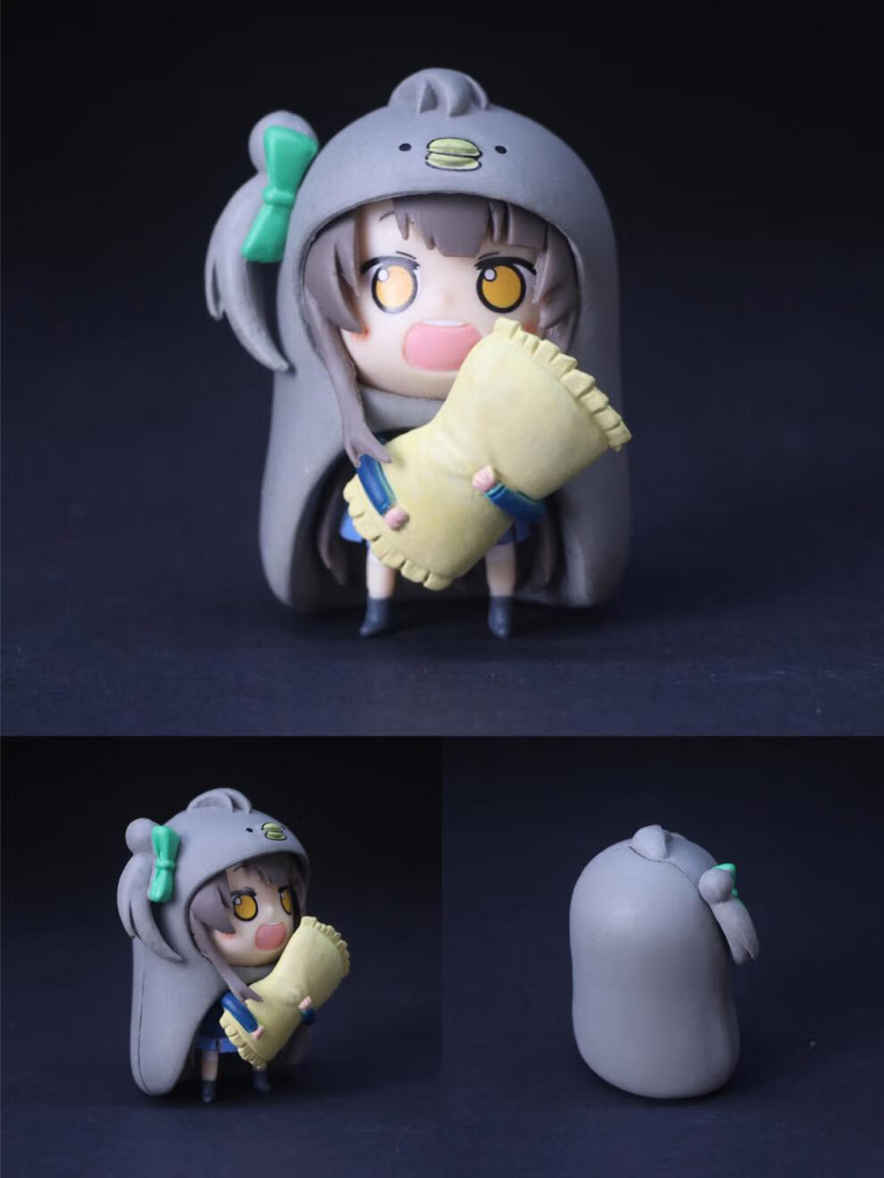 q版小埋盲盒q版lovelive小埋干物妹南小鸟妮可盲盒9款粘土人公仔玩具