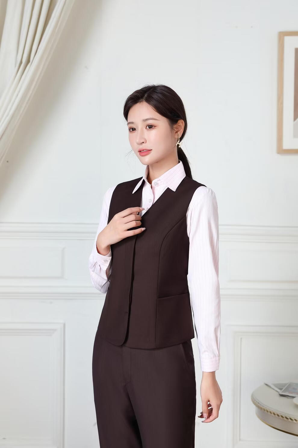 花花公子playboy招行职业装制服套装女招商银行行服工作服西装长袖