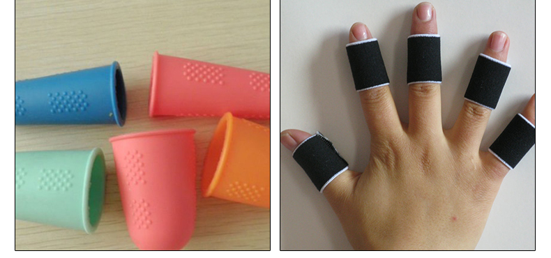 制作手指套防水防滑玉雕打磨雕刻琥珀保护手指的工具diy手工 指套