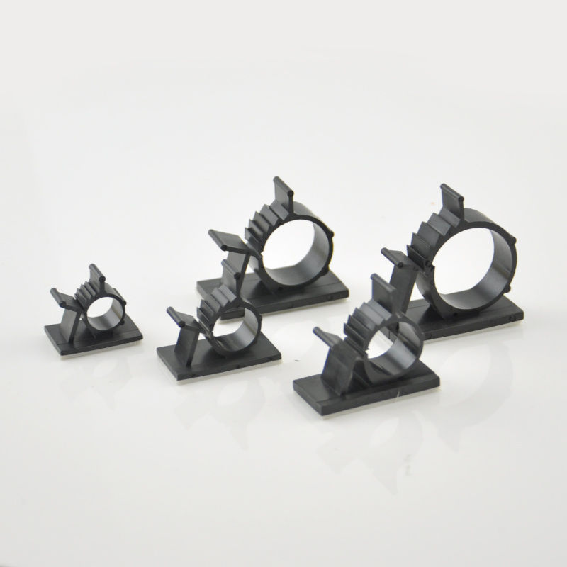 走线可调理线夹电线收纳固定扣线卡背胶自粘走线管卡子固线器桌面线扣