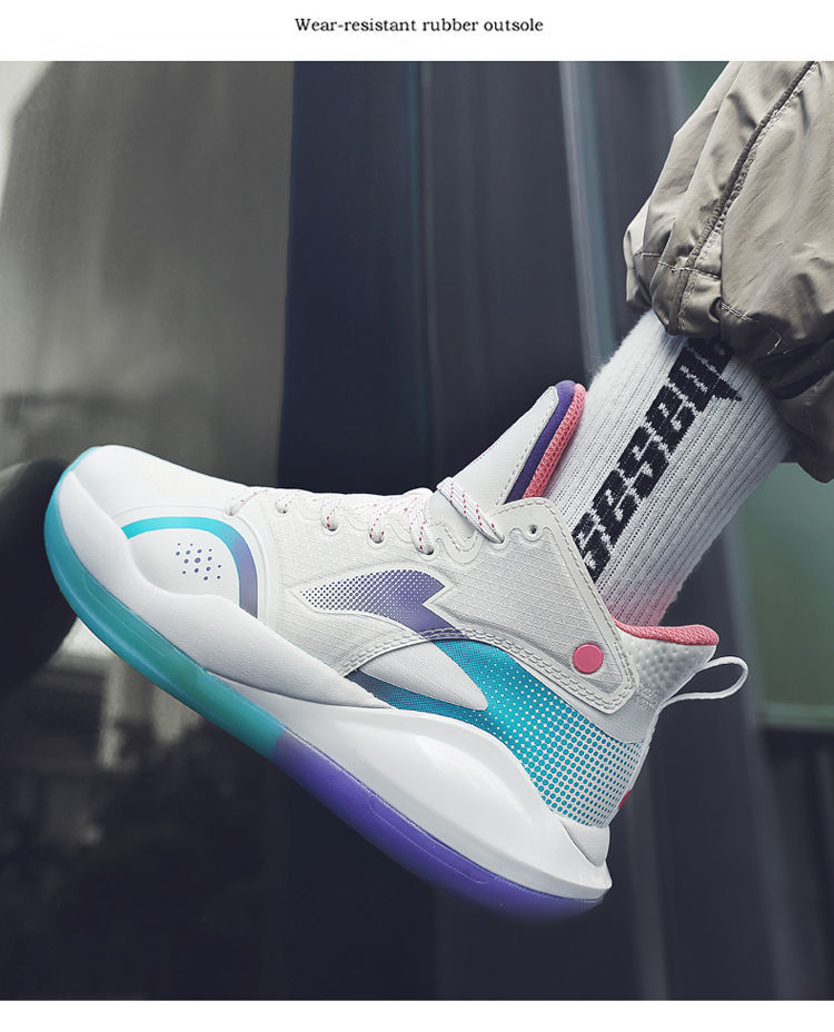 驭帅15男鞋全城9青少年学生球鞋8运动鞋驭帅15黑蓝44收藏送袜子手环