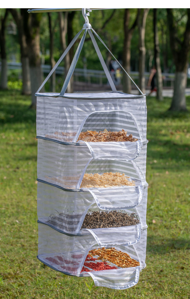 优选晒菜网罩晒鱼神器晒干笼折叠晒鱼网晒菜网晒鱼笼蔬菜干燥网防蝇笼