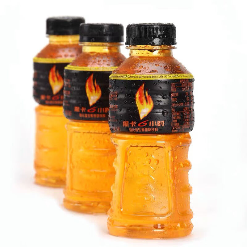 黑卡6小时广州黑卡6小时瓜拉纳提取物强化维生素果味功能性运动饮料瓶