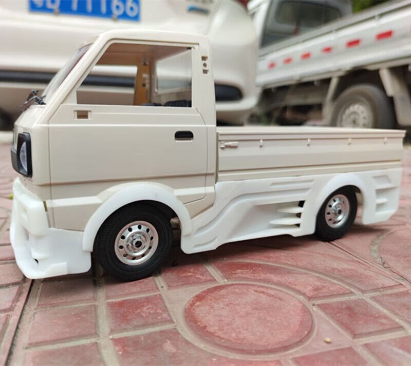 顽皮龙d12大包围宽体低趴铃木微卡货车漂移遥控车改装外观升级件 a款