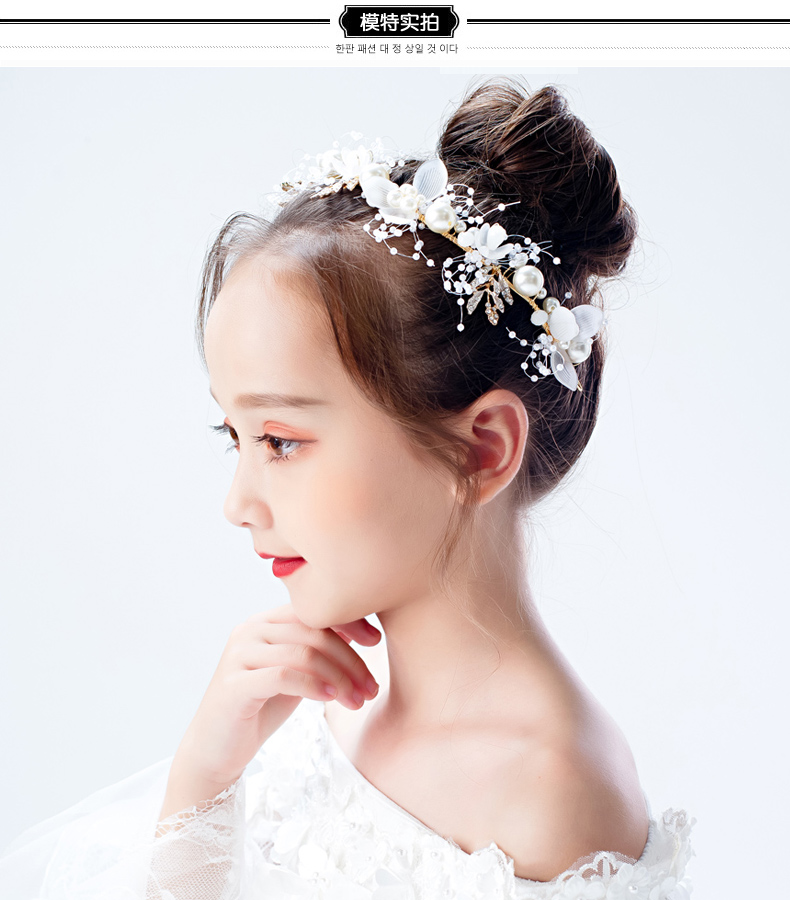 骊象儿童头花饰品女童花环头饰小女孩花朵公主森女系韩国花童发饰演出