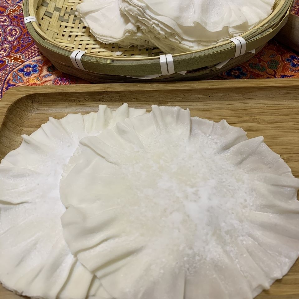 全店八折呼市烧麦皮批发80张手工家用商用内蒙古烧卖 1斤烧麦皮(40张