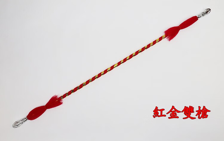 轻奢高端滕杆红缨枪红色花枪戏曲枪京剧道具刀马旦武术棍儿童红缨枪成