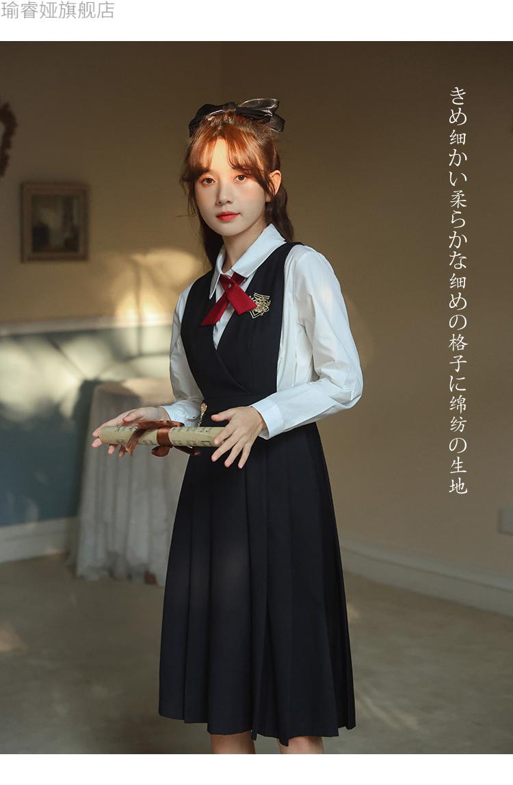 钢琴演出服女中学生演出舞台服套装连衣裙诗歌朗诵合唱团主持人礼服