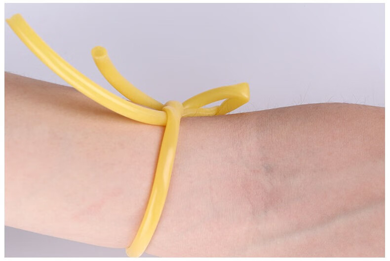 妙灵安医用止血带乳胶管压脉带高弹力弹弓橡皮筋实验室橡胶管输液扎带