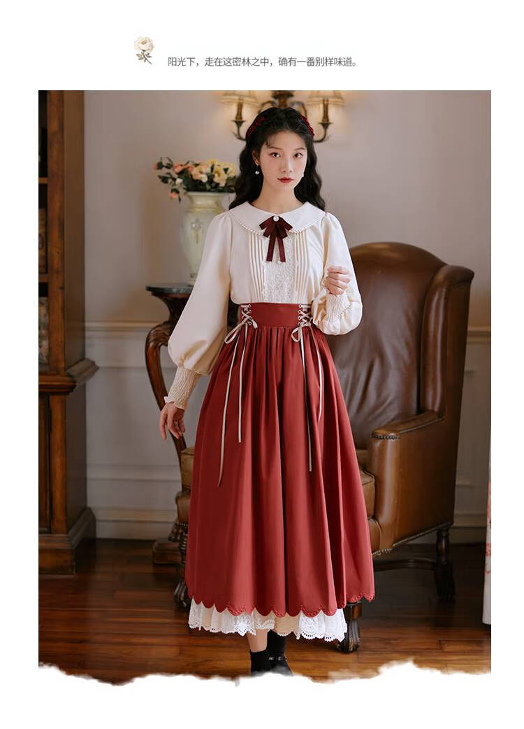 高中毕业成人礼服轻lo日常洛丽塔成人礼礼服女高中生穿搭迪士尼在逃