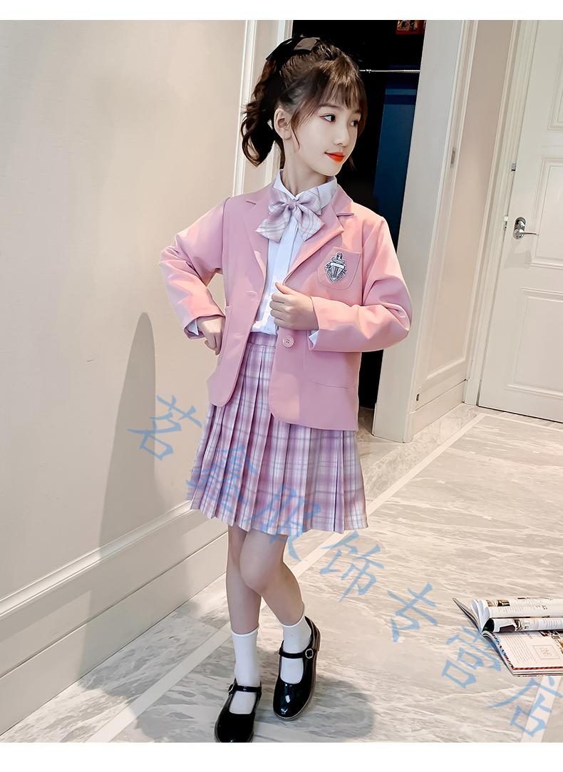 新款jk制服兒大童秋季小學生10女歲裙套裝校服西裝春秋春裝三春少女