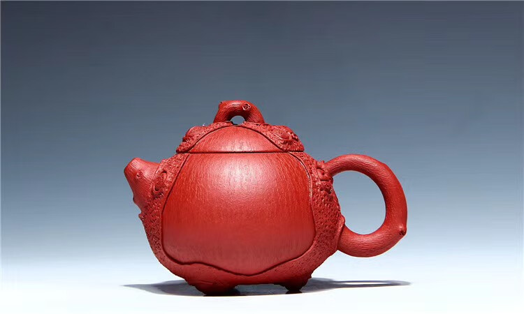 老紫砂壶文革一厂宜兴原矿老壶顾景州 蒋蓉 陈鸣远作品 龙胆壶 300