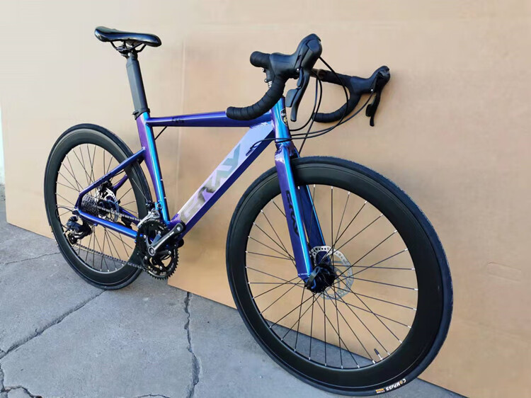 闪电公路自行车同款公路自行车22速单车700c破风公路车双油碟刹弯把