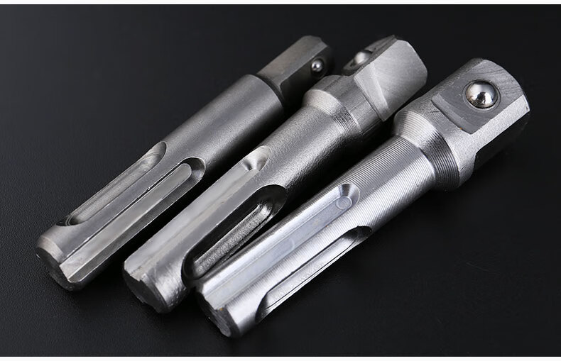 定制适用圆转方电锤转换接头冲击电钻夹头套筒转接sds柄连接杆工具