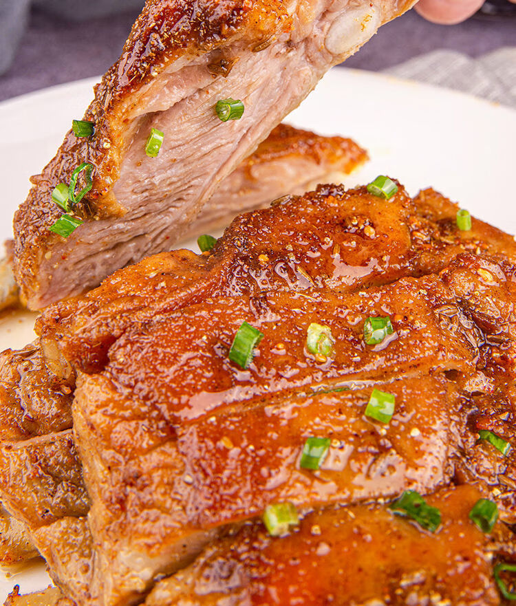 香酥手抓羊排 500g 孜然羊排肉带骨烧烤油炸即食冷冻半成品食材 500g