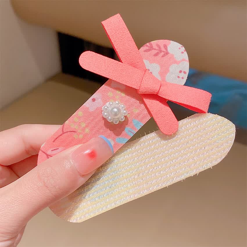 可爱儿童发卡女侧边刘海魔法贴碎发整理神器前额无痕发粘魔术贴 皇冠