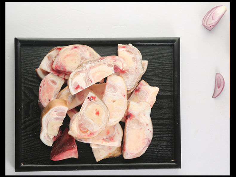 新鲜黄牛蹄生牛蹄子牛脚现切牛腿带筋骨炖汤食材维布拉缇整生牛蹄3斤