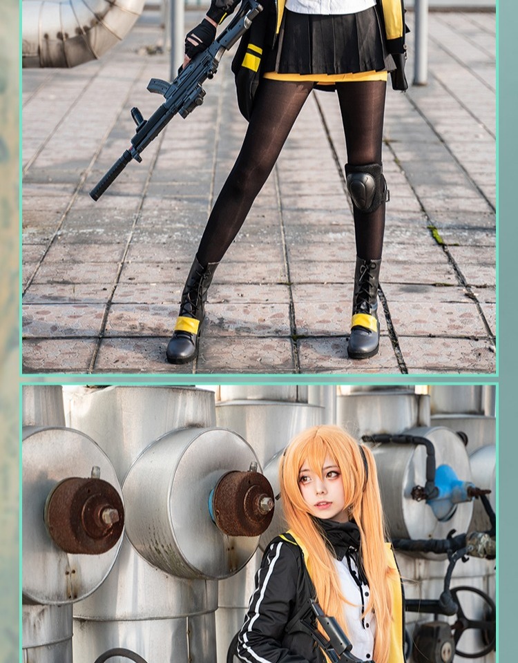 rpgf【特价潮牌】少女前线cos服 ump45ump9女装大佬cosplay女假发服装