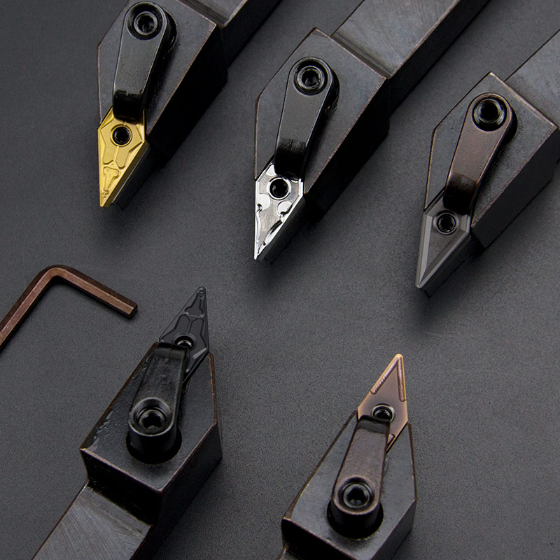 数控刀粒菱形vnmg160404机夹车床车刀杆钨钢刀片外圆超硬刀头 vnmg