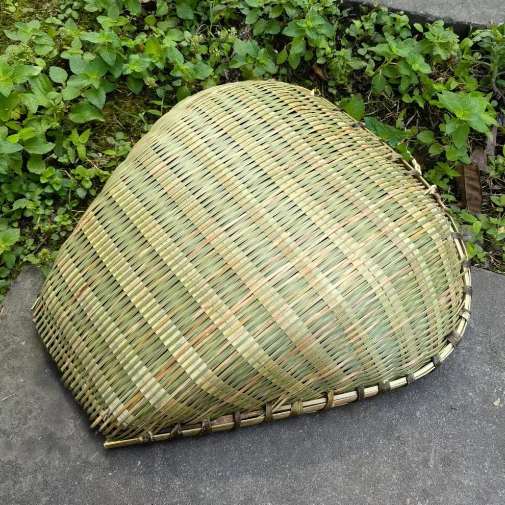 竹簸箕竹编制品竹筲箕手工簸箕洗菜盛菜篮子火锅饭店家用洗菜筐 精品