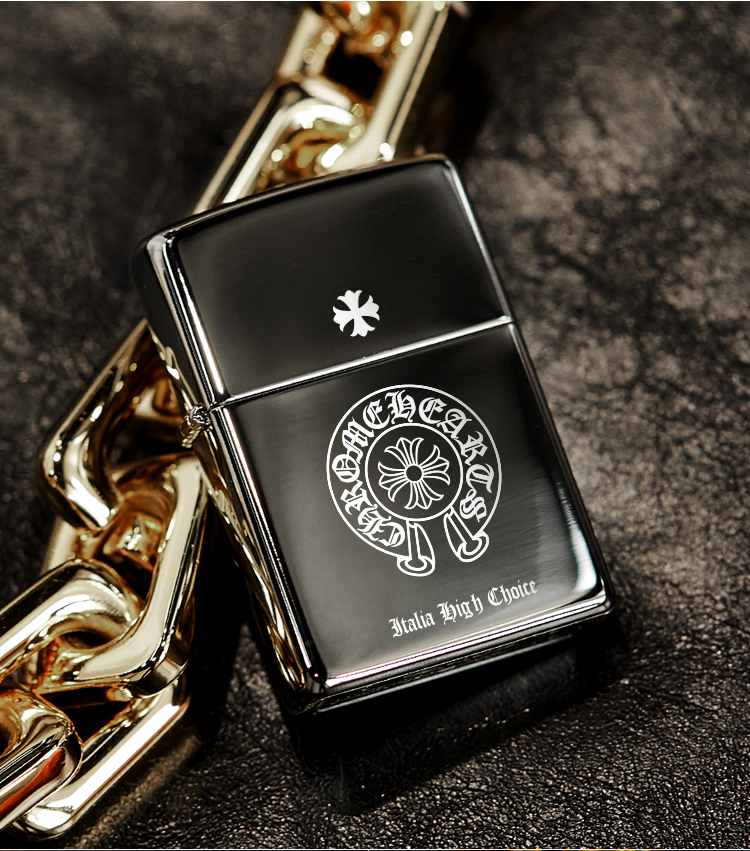 之宝zippo打火机正版众神之力黑冰十字架定制送男友礼物礼品生日礼物