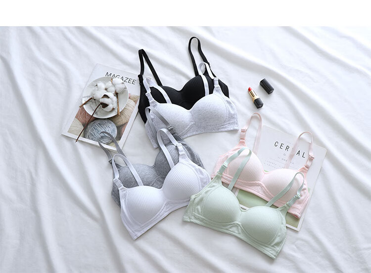 少女文胸初中生女生内衣胸罩大学生内衣女无钢圈薄款聚拢内女衣小胸