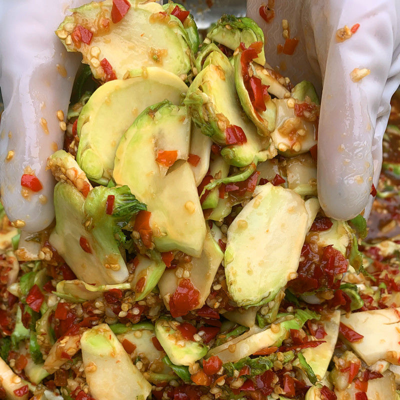 江西特产新鲜青菜头儿菜农家自制腌儿菜香辣下饭菜 儿菜1瓶 鱼腥草250