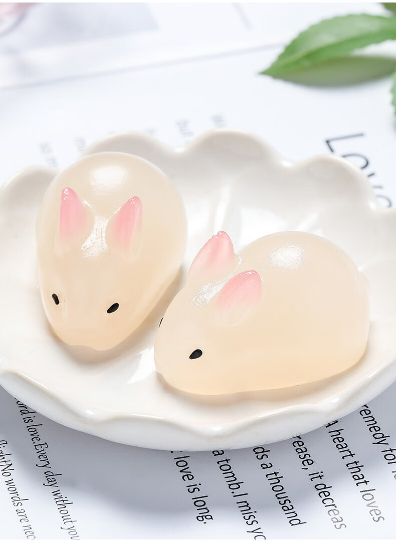 果冻硅胶模具食品级家用钵仔糕布丁兔子模做辅食蒸糕慕斯模6连胡萝卜